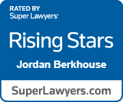 Jordan Berkhouse - Super Lawyers Rising Star Badge