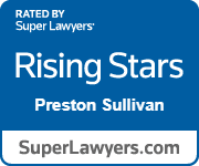 Preston Sullivan Super Lawyers Rising Star Badge